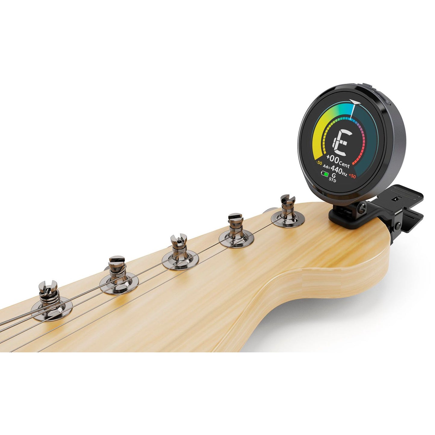 Cherub WST-915Li Pix Tune Clip-On Tuner for Guitar | Customizable Tuning Display