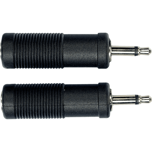 Adapter ECO AD05 by Yellow Cable | 6,35mm Mono Female Jack to Mini Jack Mono | 2 Pieces