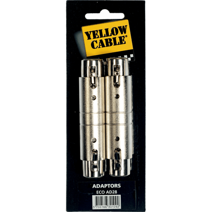 Adapter ECO AD28 by Yellow Cable | XLR Female to XLR Female | 2 pcs