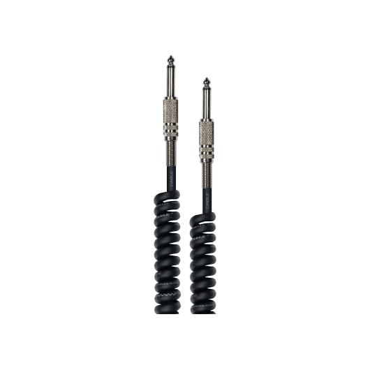 Metal Jack/Metal Jack 20FT/6M | Spiral Instrument Cable | By Yellow Cable