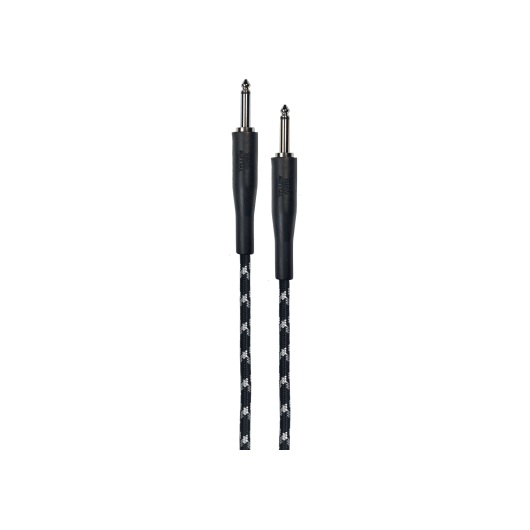 Molded Jack/Molded Jack Grey/Black 20FT/6M | Instrument Cable | By Yellow Cable