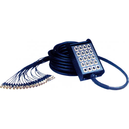 16 XLR Female/ 4 XLR Male 5M | Audio Cable | By Yellow Cable