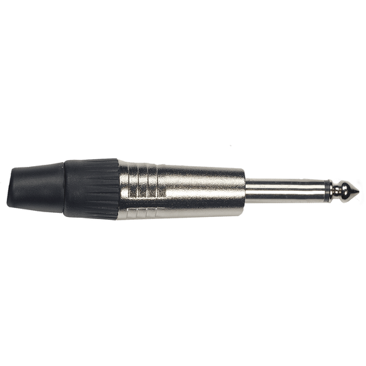 Male Mono Jack 6,3mm (1/4 inch) by Yellow Cable | Set of 2