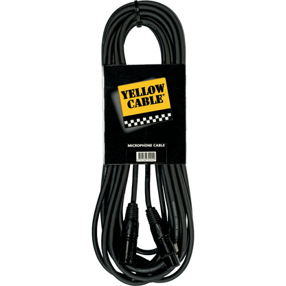 XLR Male - XLR Female - 20m | Microphone Cable | By Yellow Cable