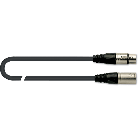 XLR Male/XLR Female 3m | Microphone Cable | By Quik Lok