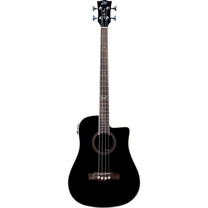 NXT B100CWE See Through Black | Electro-Acoustic Bass Guitar by EKO | GEA NXT-B100CWE-BLK