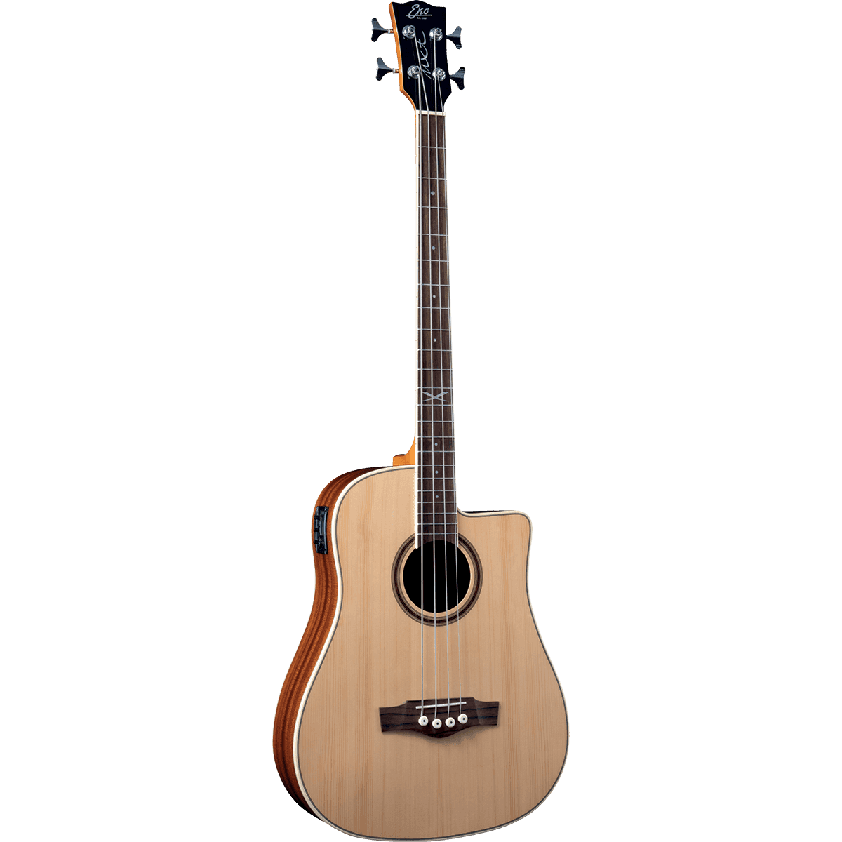 NXT B100CWE Natural | Electro-Acoustic Bass Guitar by EKO | GEA NXT-B100CWE-NAT