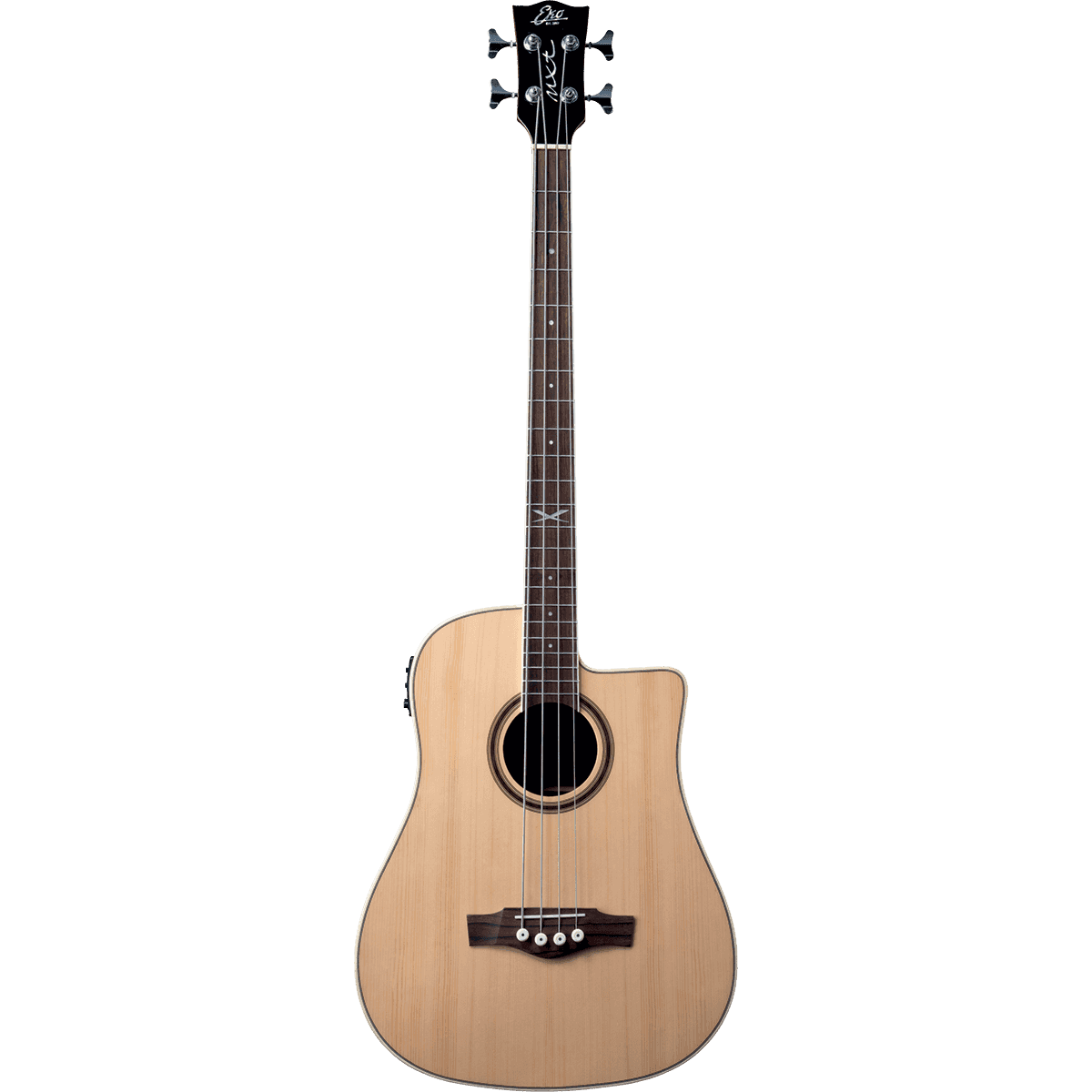 NXT B100CWE Natural | Electro-Acoustic Bass Guitar by EKO | GEA NXT-B100CWE-NAT