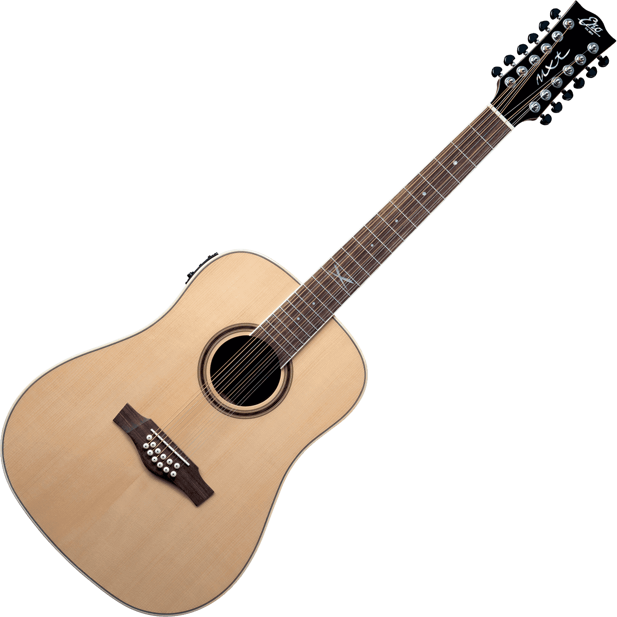 12 String NXT D100CWE by Eko | Dreadnought | Eko G03 Preamp With Volume and Tone Control | Natural