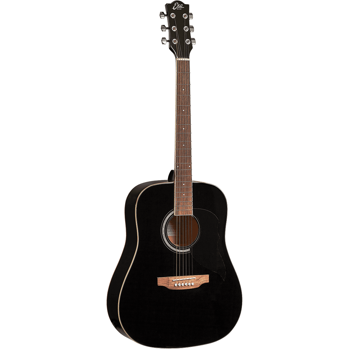 Ranger 6 Black by Eko Guitars | Dreadnought Guitar
