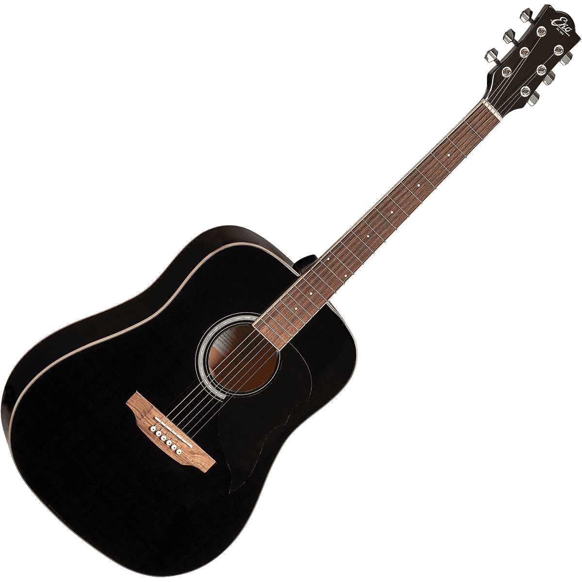 Ranger 6 Black by Eko Guitars | Dreadnought Guitar