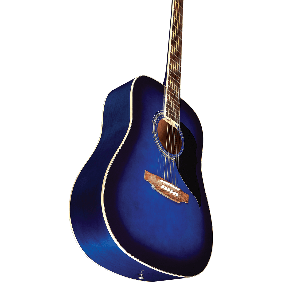 Ranger 6 Blue Acoustic Dreadnought Guitar by Eko Guitars