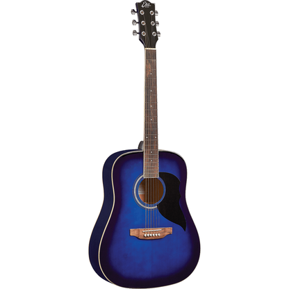Ranger 6 Blue Acoustic Dreadnought Guitar by Eko Guitars
