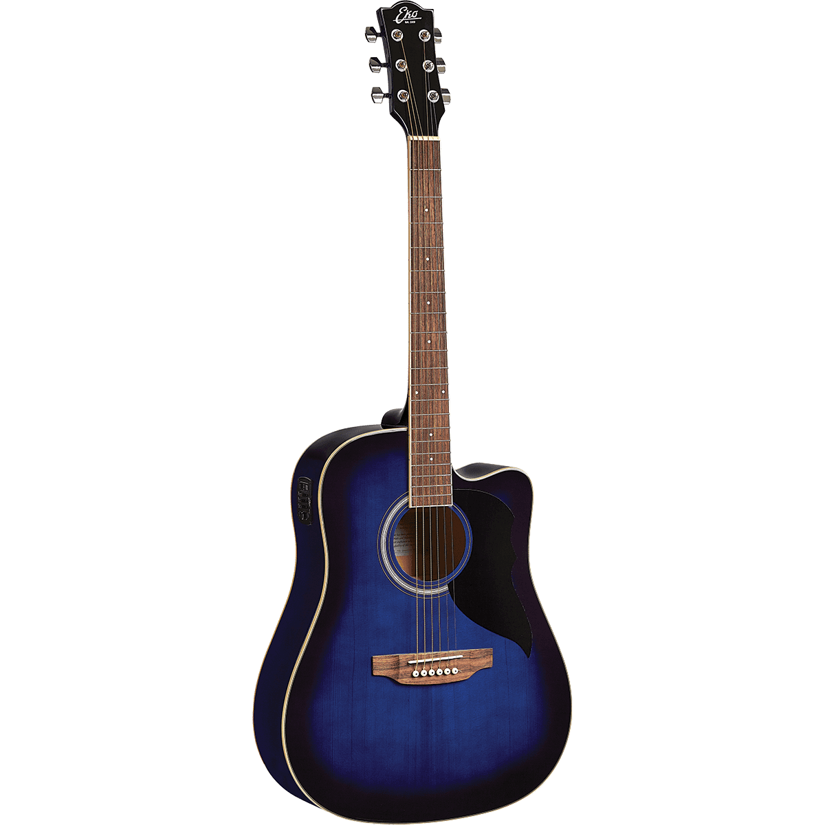Ranger 6 Cutaway Blue EQ | Electro Acoustic Guitar by Eko