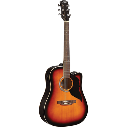 Ranger 6 Cutaway Brown Sunburst EQ | Electro Acoustic Guitar by Eko