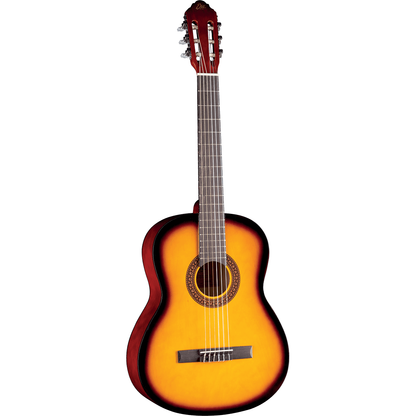 Eko CS-10 Sunburst, 4/4 Classical Guitar by Eko Guitars | Gig Bag Included