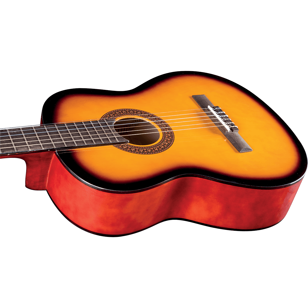 Eko CS-10 Sunburst, 4/4 Classical Guitar by Eko Guitars | Gig Bag Included
