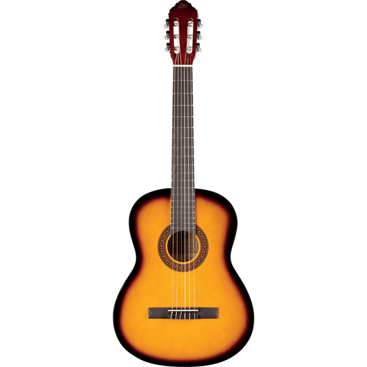 Eko CS-10 Sunburst, 4/4 Classical Guitar by Eko Guitars | Gig Bag Included