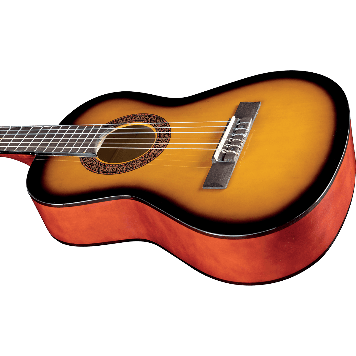 EKO CS-2 Sunburst | 1/2 Classical Guitar by Eko Guitars | Gig Bag Included | Great Beginner Guitar