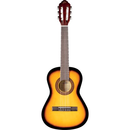 EKO CS-2 Sunburst | 1/2 Classical Guitar by Eko Guitars | Gig Bag Included | Great Beginner Guitar