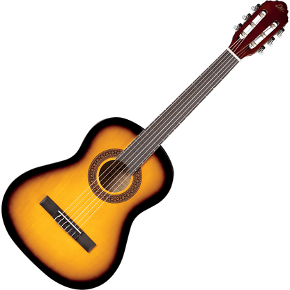 Eko CS-5 Sunburst | 3/4 Size Classical Guitar, Gig Bag included | Great for Beginners