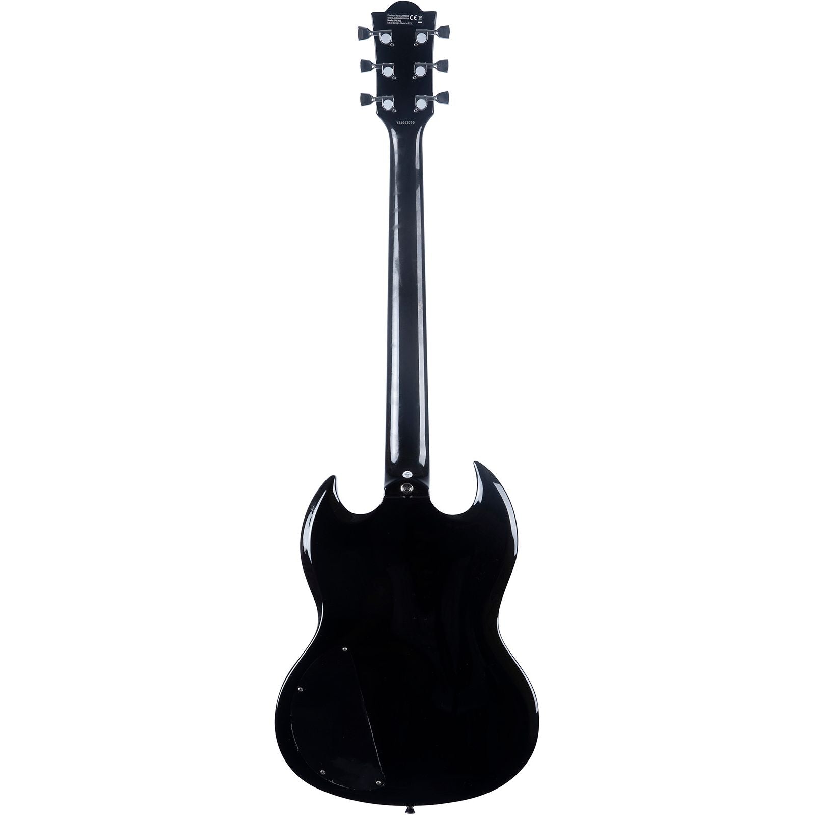 EKO DV300 Electric Guitar | Black Finish | Double Cut | High-Output Humbucking Pickups