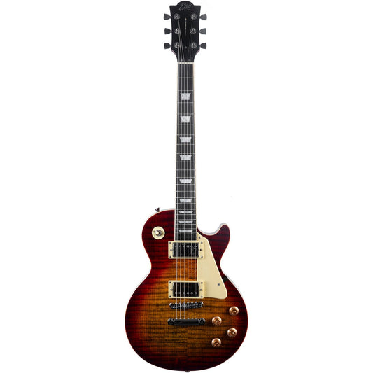 EKO LS300 Electric Guitar | Single Cut | Humbucker Pickups | Cherry Sunburst