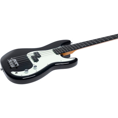 EKO PB300 Bass Guitar | Black Finish | Perfect for Beginners