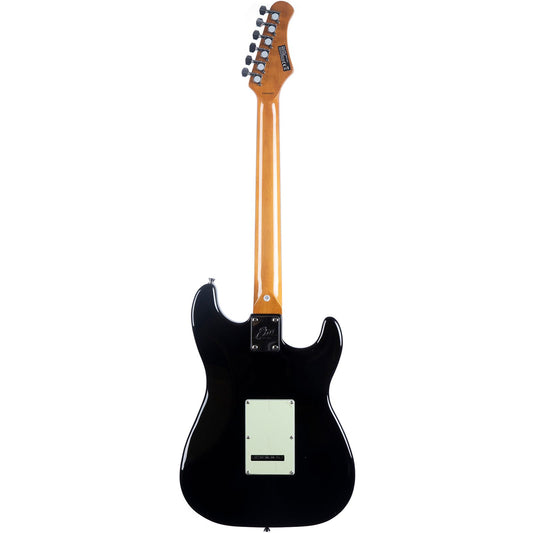 EKO ST300-LH Electric Guitar | Black Finish | Tremolo Bridge | 3 Single Coil Pickups | Left-Handed