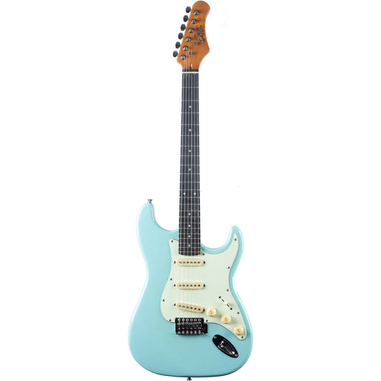 EKO ST300 Electric Guitar | Daphne Blue | Tremolo Bridge | 3 Single Coil Pickups