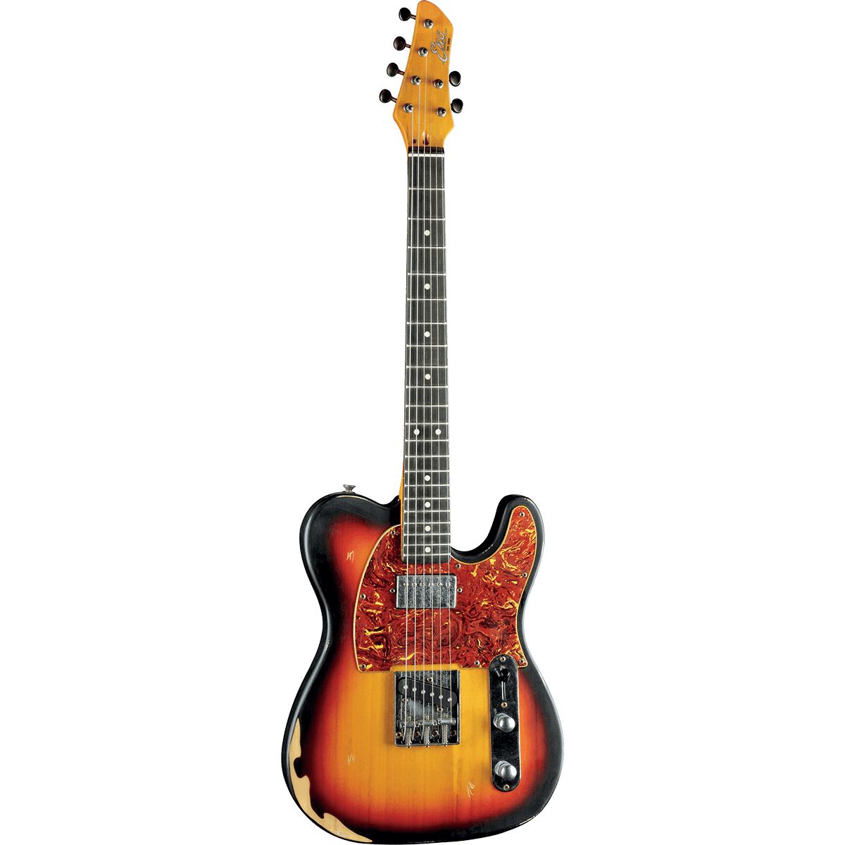 EKO Tero Relic Sunburst Telecaster Type Electric Guitar