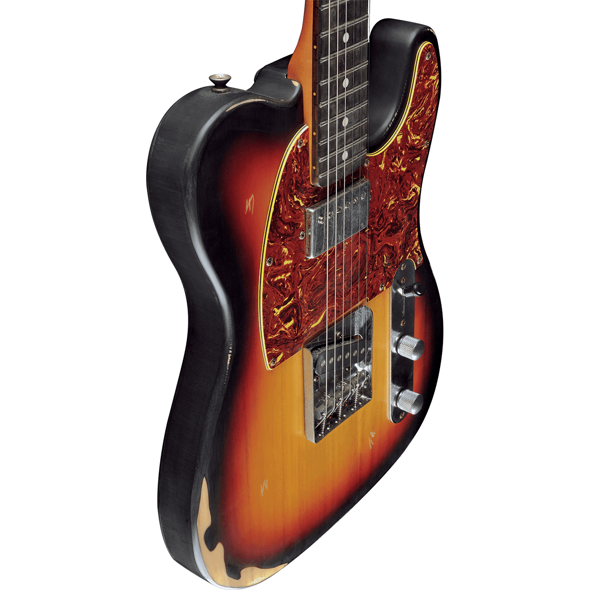 EKO Tero Relic Sunburst Telecaster Type Electric Guitar