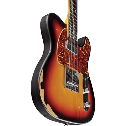EKO Tero Relic Sunburst Telecaster Type Electric Guitar
