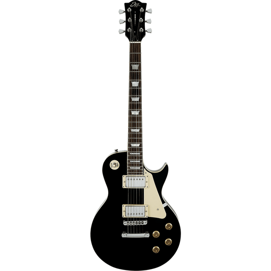 EKO VL480-BLK Electric Guitar | Black Finish | Humbucker Pickups | Les Paul Shape
