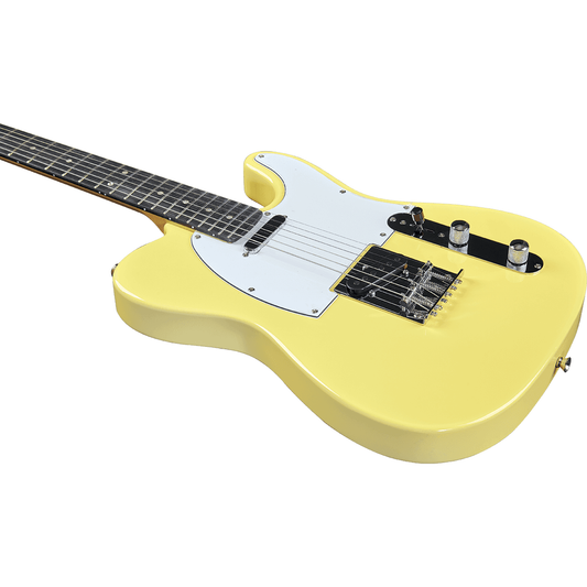EKO VT380 Cream White Starter Telecaster Type Electric Guitar | Gloss Finish, Suitable For Beginners