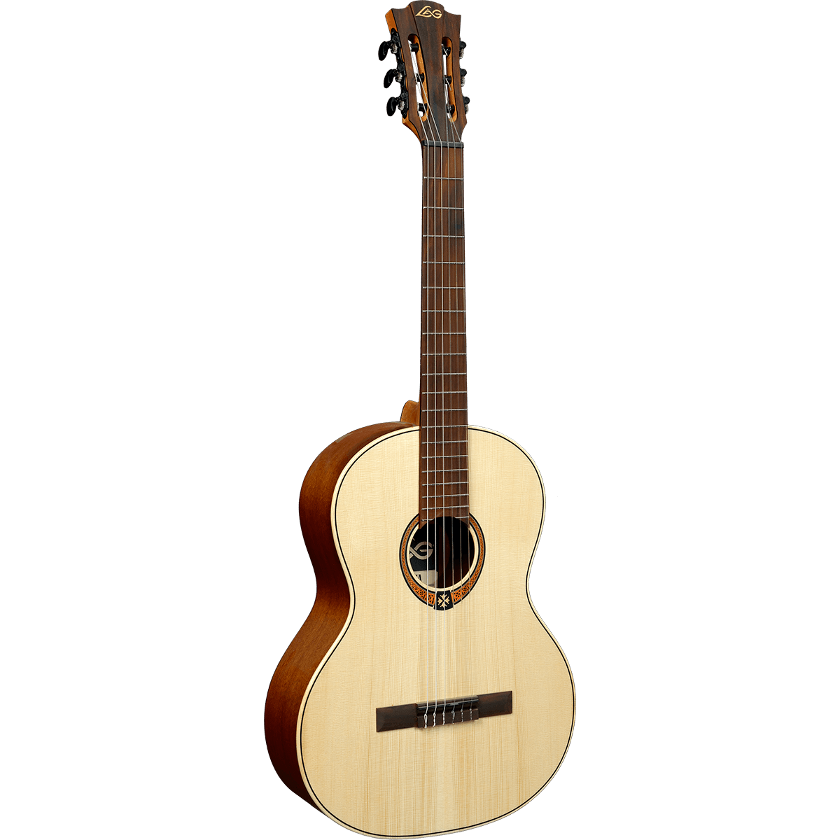 4/4 Classical Guitar by Lâg | OC70-HIT | Integrated Tuner | Natural