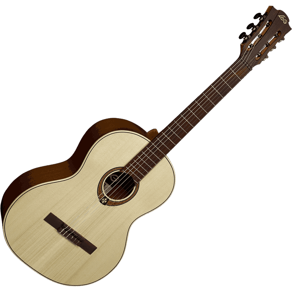 4/4 Classical Guitar by Lâg | OC70-HIT | Integrated Tuner | Natural