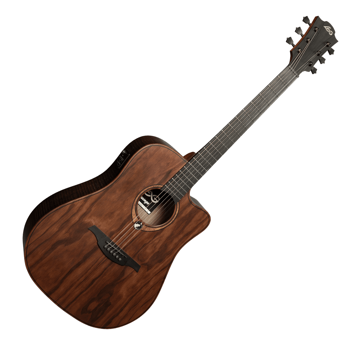 Lâg Sauvage-DCE Dreadnought Cutaway Electro Acoustic Guitar | Includes Case and Cable | GLA SAUVAGE-DCE