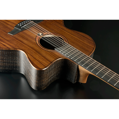 Jumbo 12 Strings Cutaway Electro Acoustic Guitar Sauvage by Lâg | Includes Case and Cable | GLA SAUVAGE-J12CE