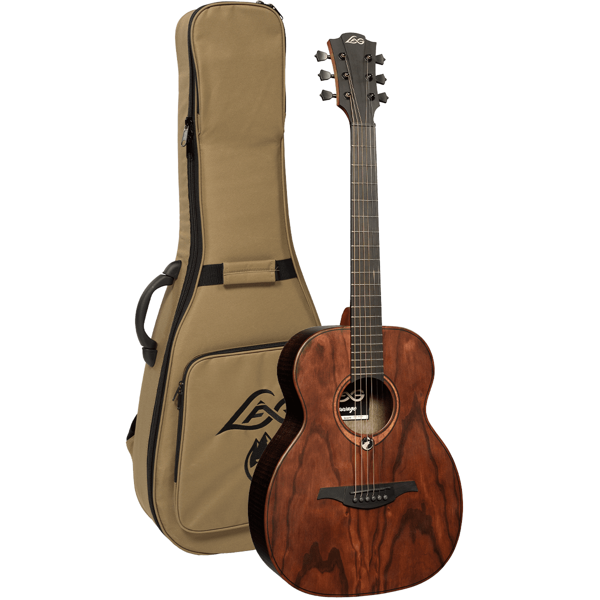 Lâg Sauvage-T Travel Steel String Acoustic Guitar | Includes Case | GLA SAUVAGE-T