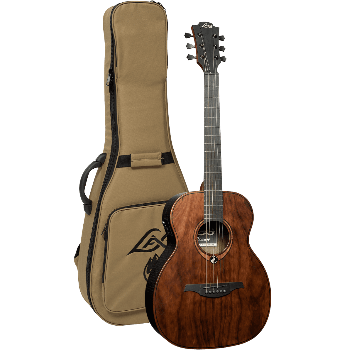 ​Electro Acoustic Guitar Sauvage Travel by Lâg | Includes Case and Cable | GLA SAUVAGE-TE
