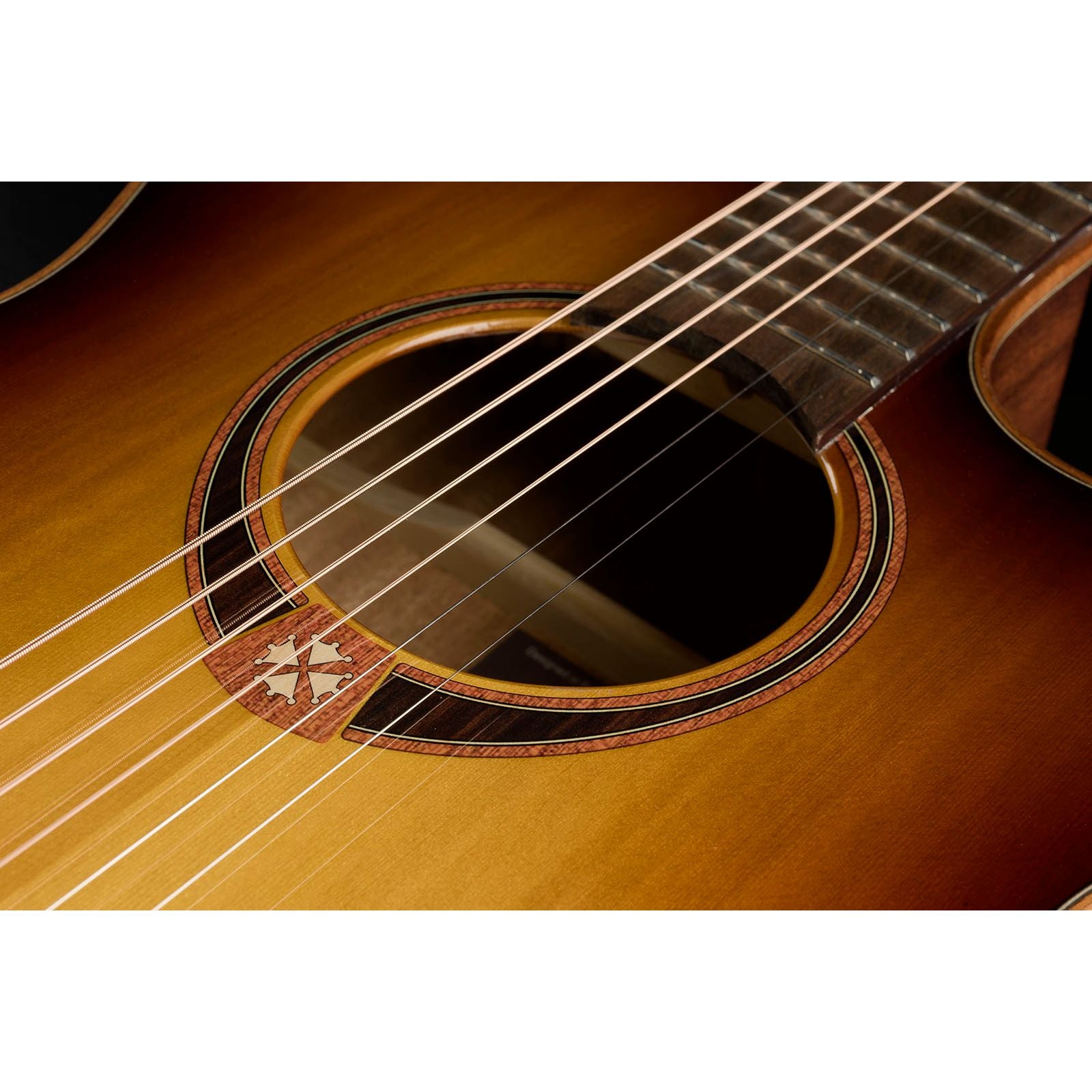 Lag Tramontane 118ABCE Electro-Acoustic Auditorium Guitar | Bevel Cutaway | Brown Shadow Finish | Special Edition