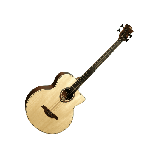 Electroacoustic Bass Guitar by Lâg | GLA T177BCE | Cedar Top