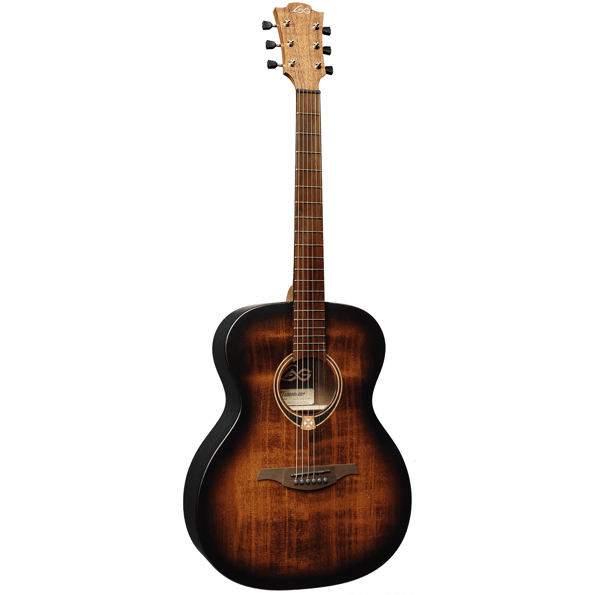 Steel Strings Acoustic Guitar Tramontane 70 by Lâg | T70A-B&B Auditorium | Black & Brown