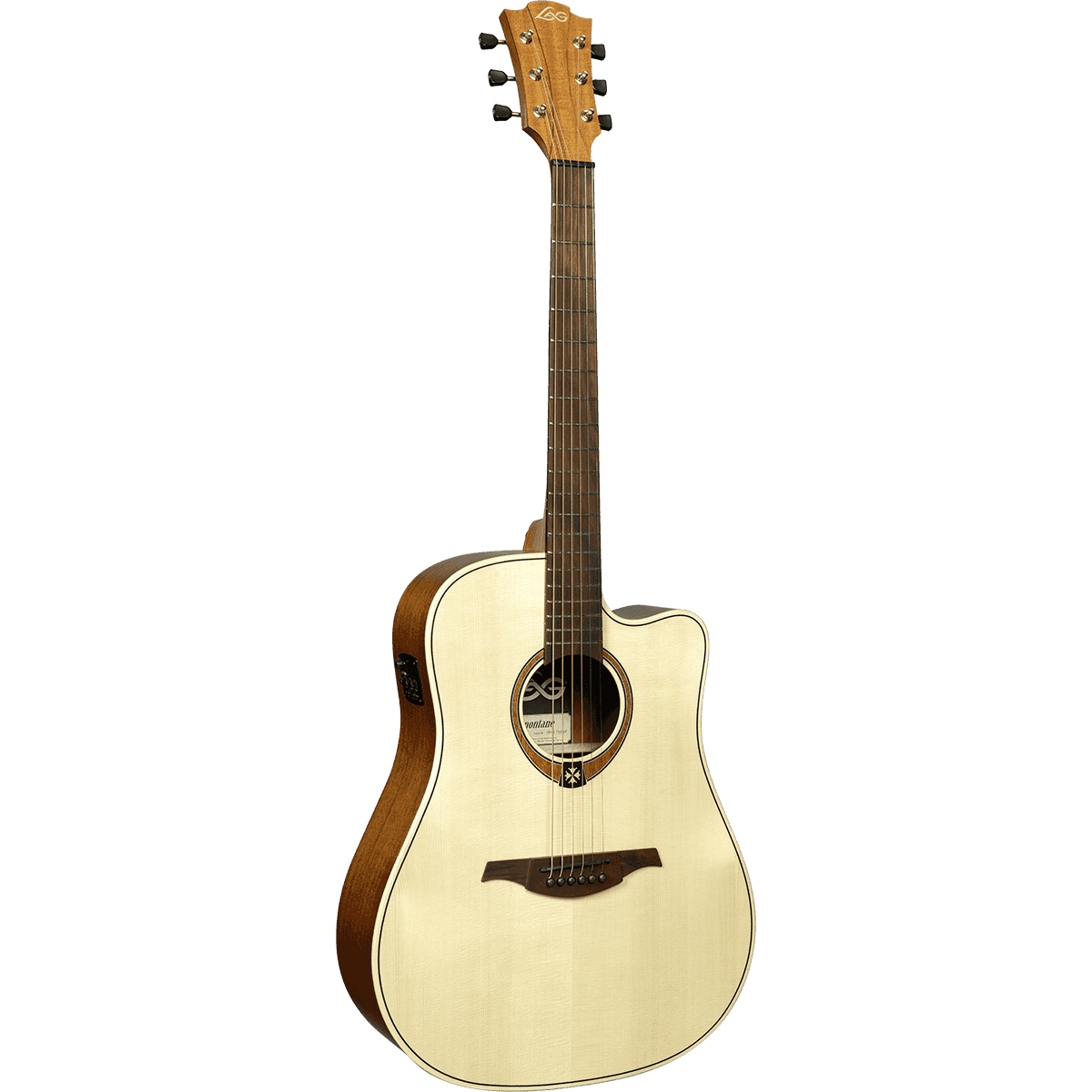 Steel Strings Electro Acoustic Guitar Tramontane 70 by Lâg | T70DCE-NAT Dreadnought