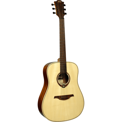Steel Strings Dreadnought Acoustic Guitar Tramontane 88 by Lag | Natural Finish