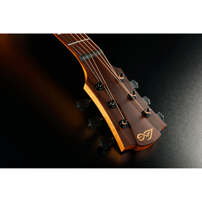 ​Sauvage Travel Acoustic Guitar by Lâg | Includes Case | GLA TRAVEL-RCS | Solid Red Cedar