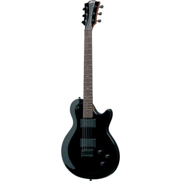 Black Imperator Electric Guitar by Lâg | I100-BLK