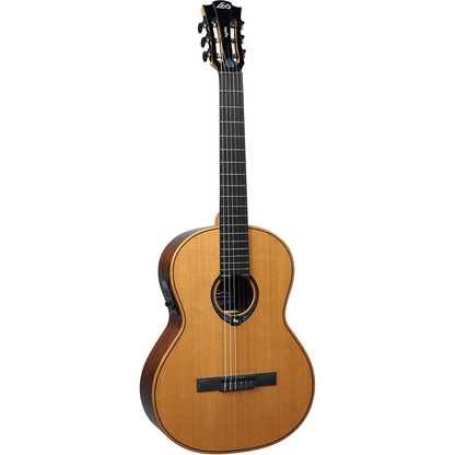 Lâg Hyvibe 15 Classical Guitar | Nylon String Smart Guitar | HyVibe Electronic System with Multi-Effects | Including Case | CHV15E