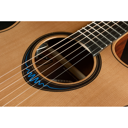 Auditorium Cutaway Electro Acoustic Smart Guitar BlueWave 2 by Lâg | Includes Case and Cable | GLH TBW2ACE